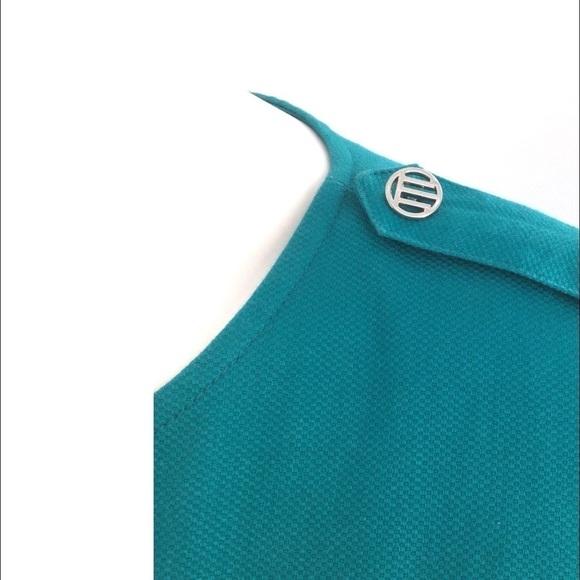 Tahari S. Levine Turquoise Dress - Picture 8 of 11